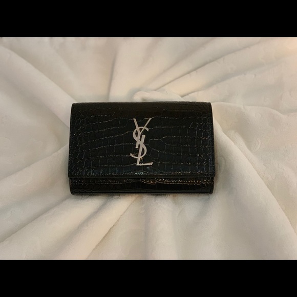 Saint Laurent Kate belt bag Croc Embossed - Picture 2 of 8